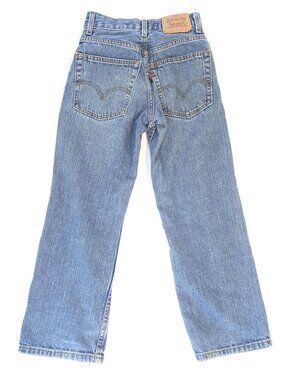 Levi's 569 Jeans - Youth 10 Slim 23x25 - Boy's Girl's Blue Loose Strait Denim